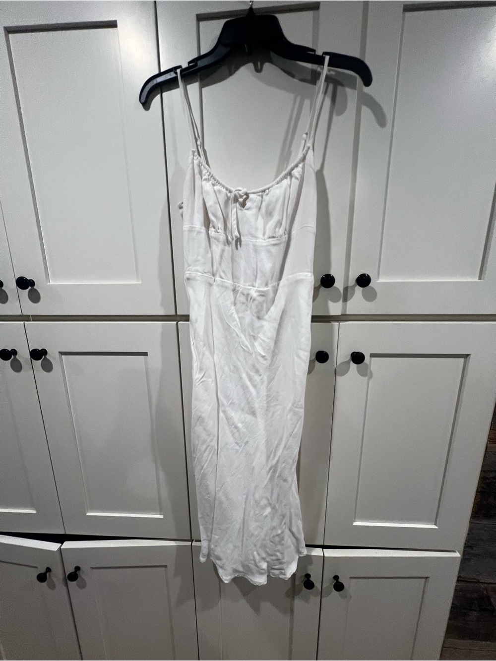 Wilfred by Aritzia White Only Linen Slip Dress - Size 6